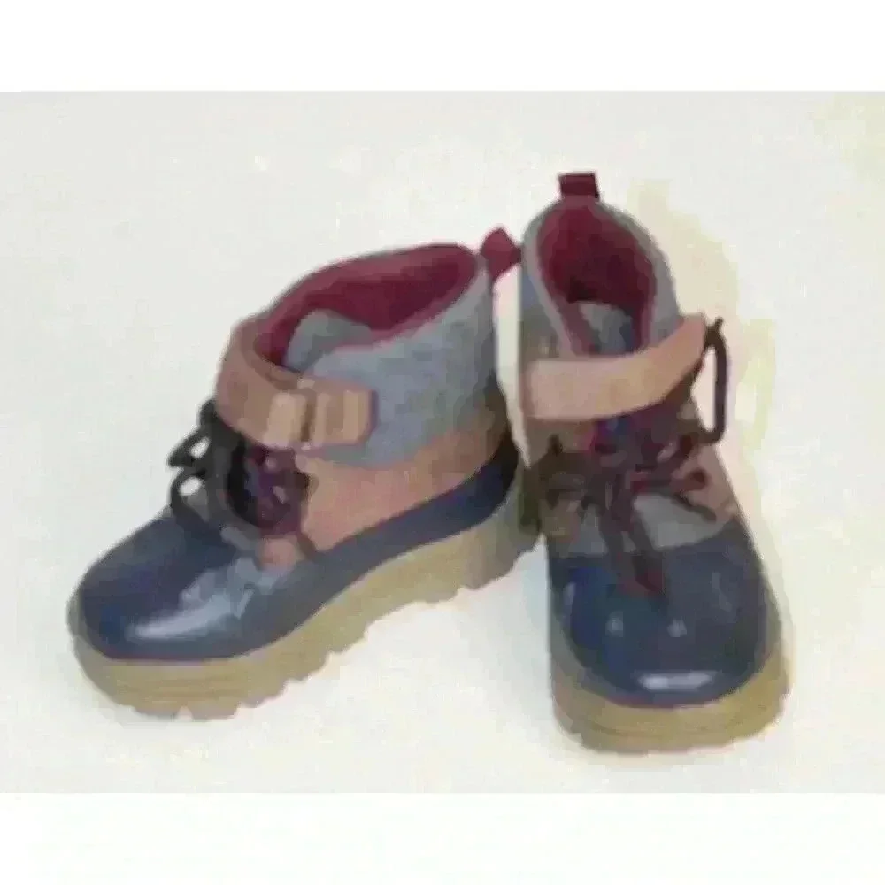 Carter's Unisex Ankle Boots Hook and Loop Lace up‎ Muck Snow Rain Boots Size 5M